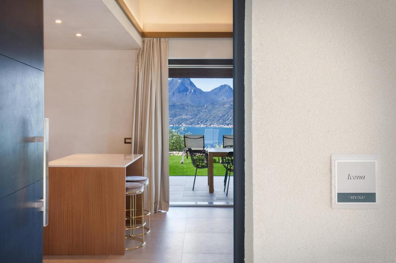 Villa Divina - Apt Icona Con Piscina E Vista Lago カステッレット・ディ・ブレンゾーネ エクステリア 写真